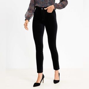 Loft Velvet Skinny Pants
